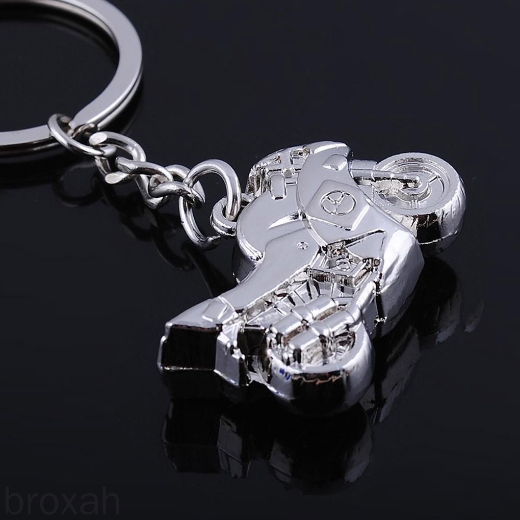 Móc khóa kim loại tạo hình hình xe mô tô cá tính