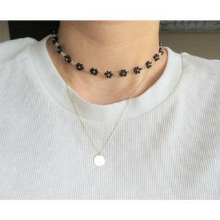 Vòng cổ choker hạt cườm cực đẹp