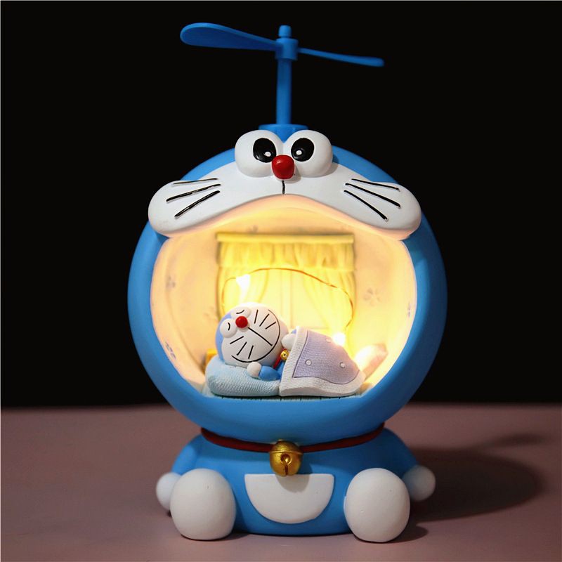ĐÈN NGỦ DORAEMON HÁ MIỆNG DỄ THƯƠNG, TRANG TRÍ NHÀ CỬA, Quà tặng handmade - Quà tặng người yêu