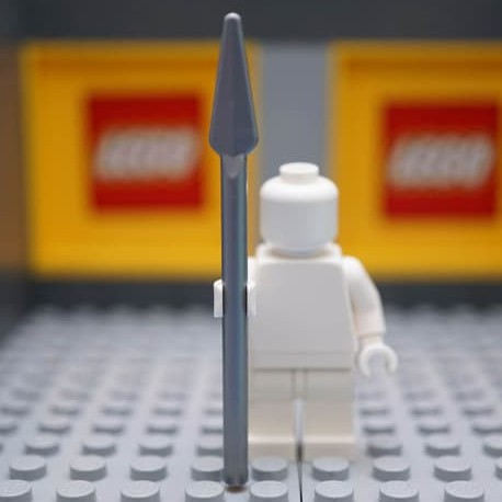 LEGO Castle / Kingdom Cây Giáo, Cây Thương, Cây Kích Hiệp Sĩ Màu Bạc Nhạt, Dài 5,7cm ID 4611883 4497