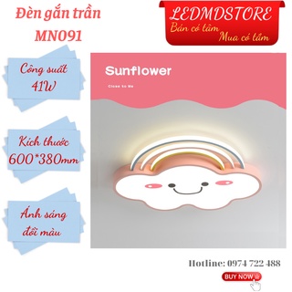 Đèn mâm ốp trần LED MN091 trang trí phòng khách, phòng ngủ, hành lang, cầu thang, decor nội thất hiên đại, bảo hành 12t