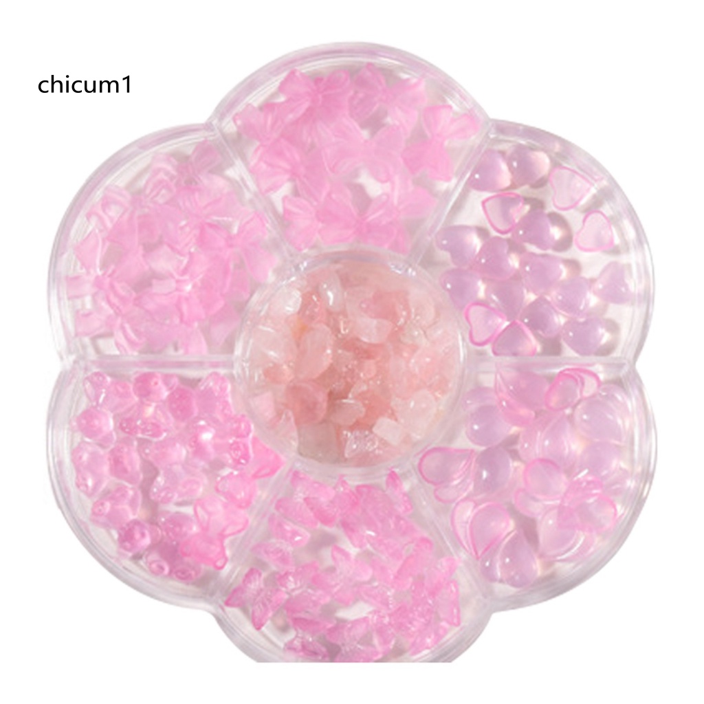 Phụ Kiện Trang Trí Móng Tay Nghệ Thuật Bằng Nhựa Resin Quyến Rũ Cho Nữ