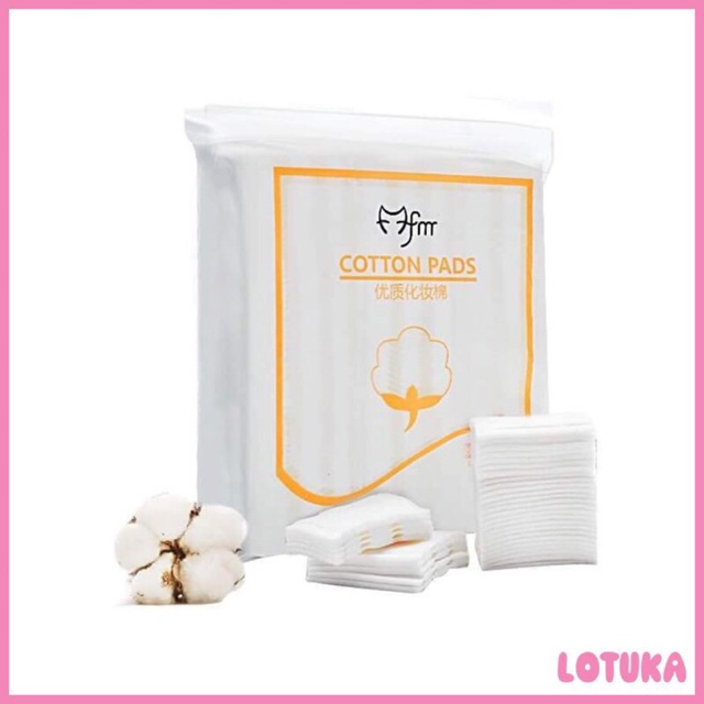 Bông tẩy trang 222 miếng Cotton Pads  3 lớp siêu dày BTT01