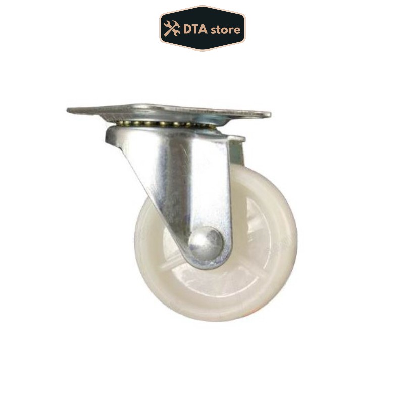 Bánh Xe Nhựa Trắng 4,5,6,7cm