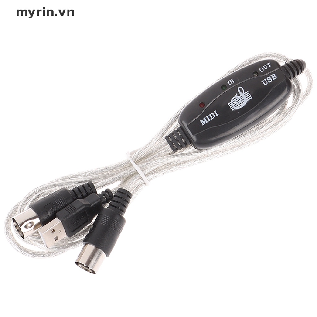 Dây Cáp Chuyển Đổi Cổng USB Sang Cổng MIDI Cho Bàn Phím Âm Nhạc Máy Tính
