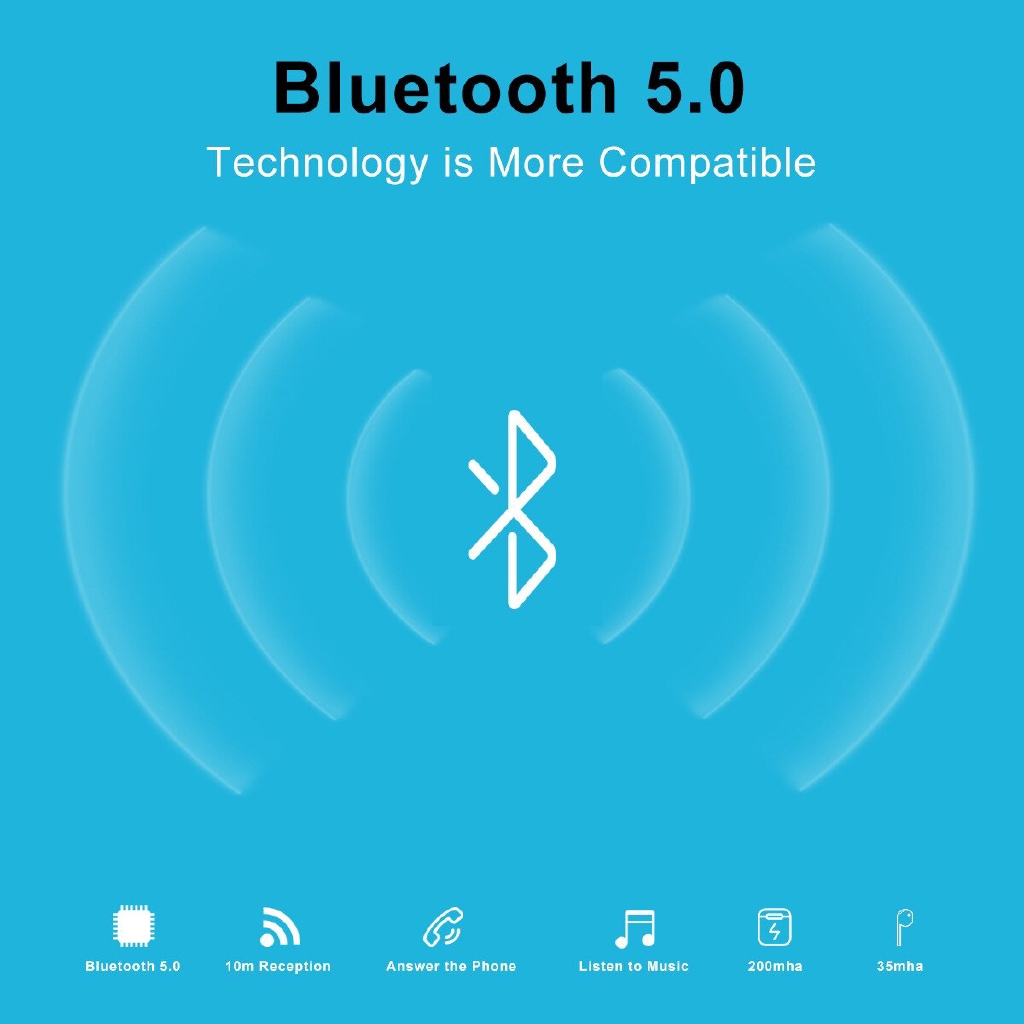 Tai Nghe Vitog Bluetooth 5.0 Y19 Tiện Dụng