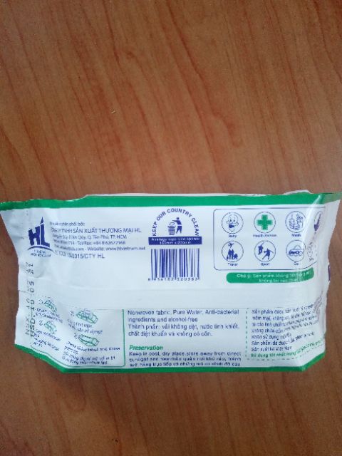 Khăn ướt an toàn BABY SAFE/BABY WIPES không mùi & có mùi - 80g/gói.