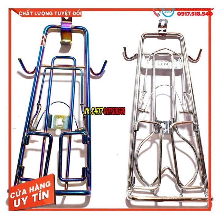 BAGA EX 135 INOX MÀU TITAN LOẠI 10 LY CHẮC CHẮN Ảnh thật Sp