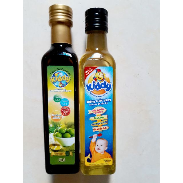 Dầu ăn Kiddy cá hồi và olive 250ml