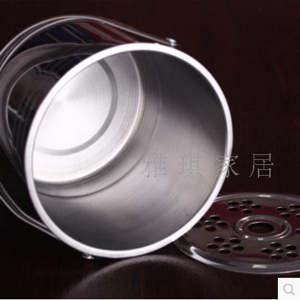 Xô Đựng Đá Inox Có Quai Sách Size 14cm