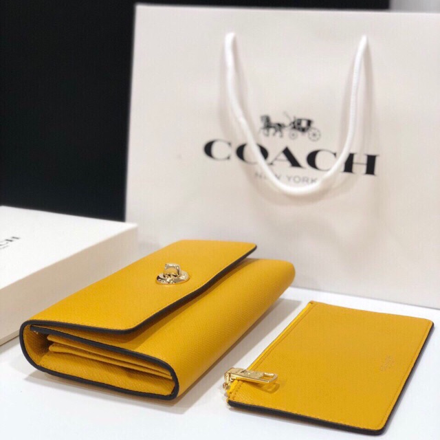 Ví dài Coach da xuất xịn