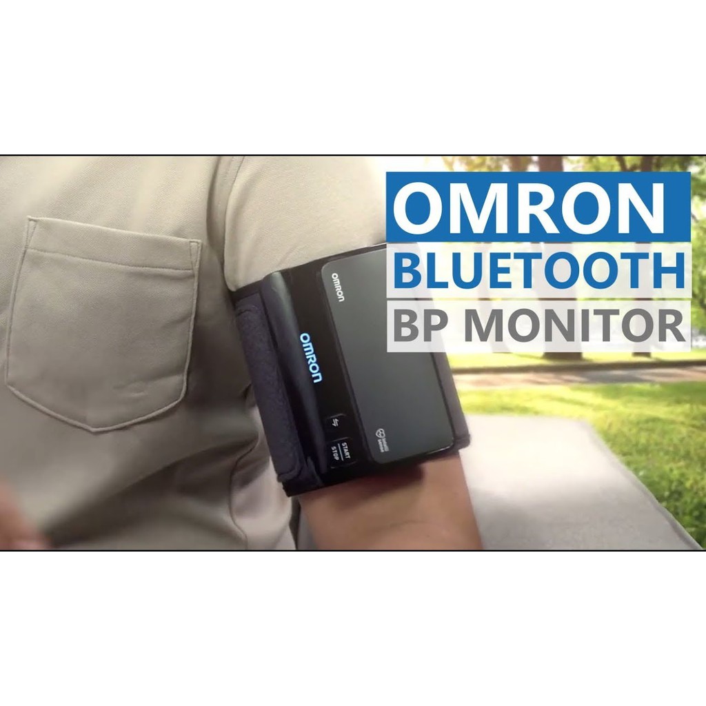 Máy Đo Huyết Áp Omron Hem 7600T Tự Động, Không Dây, Kết Nối Bluetooth Xoay 360 Độ Thế Hệ Mới