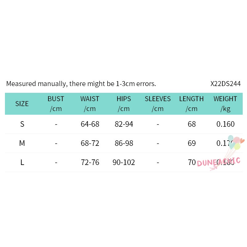 DUNEA Đầm khong tay hở lưng in họa tiết hoạt hình phong cách đường phố cá tính cho nữ