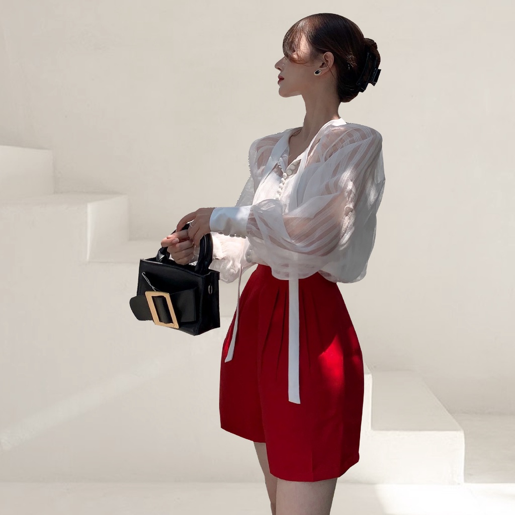 TUBYCATU | Quần short phi đỏ size S M