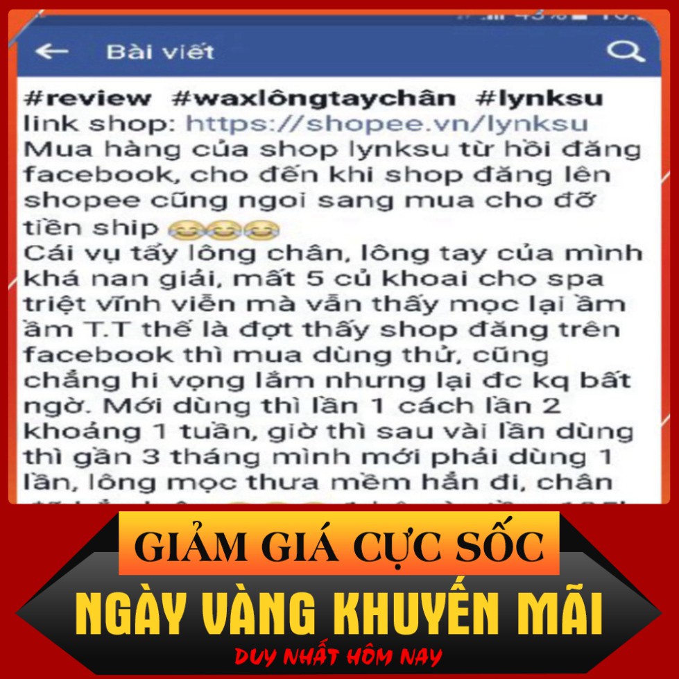 XẢ XẢ XẢ Combo triệt lông Wax + Mỡ trăn HANDMADE Vivir (tặng kèm bộ dụng cụ wax) XẢ XẢ XẢ