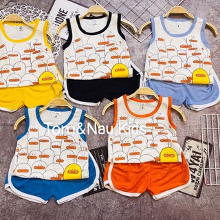 (KHAI TRƯƠNG BÁN GIÁ XƯỞNG + ẢNH MẪU MẶC THẬT) Đồ bộ em bé hình họa tiết dễ thương từ 8kg -23kg