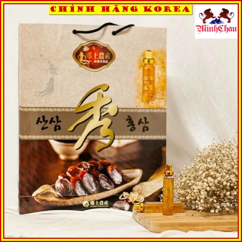 Tinh chất hồng sâm Cheong Jong chính hãng, Tinh chất sâm núi hàn quốc, hộp 30 ống - Tăng đề kháng, minhchau