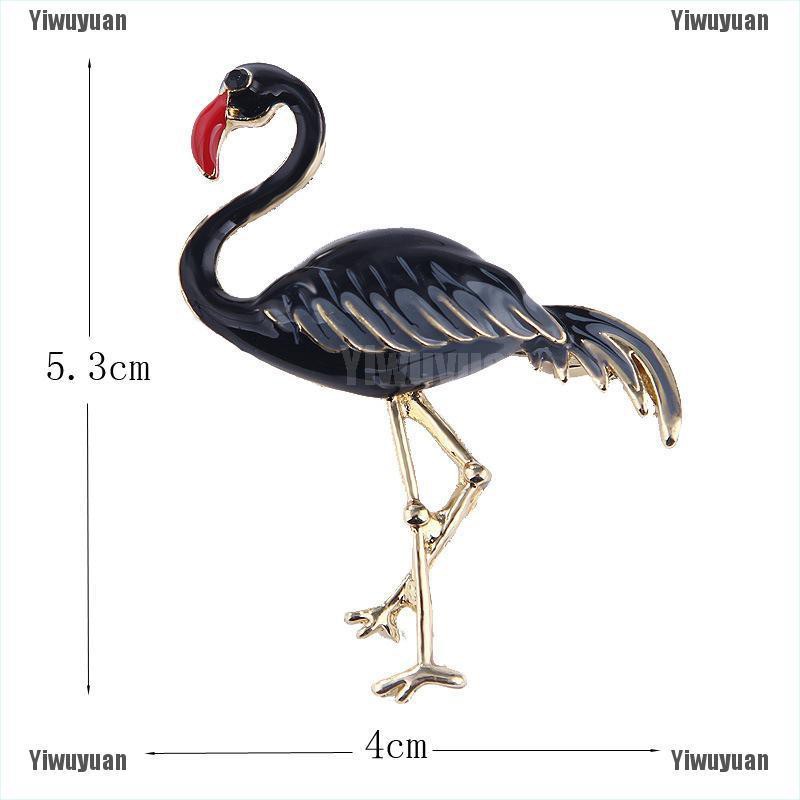 Ghim Cài Áo Hình Chim Hồng Hạc Dễ Thương