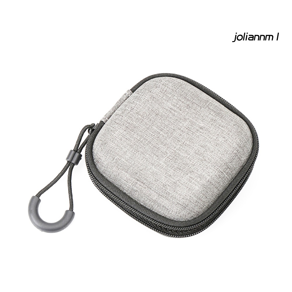 Set 2 Túi Đựng Tai Nghe Không Dây Bằng Eva Hình Tròn / Oval / Vuông Có Khóa Kéo Tiện Dụng Ốp