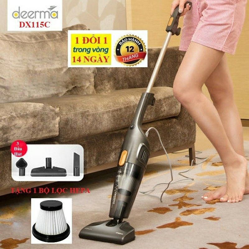 Hàng chính hãng Xiaomi Máy hút bụi cầm tay Deemar DX115C + Tặng kèm bộ lọc HEPA