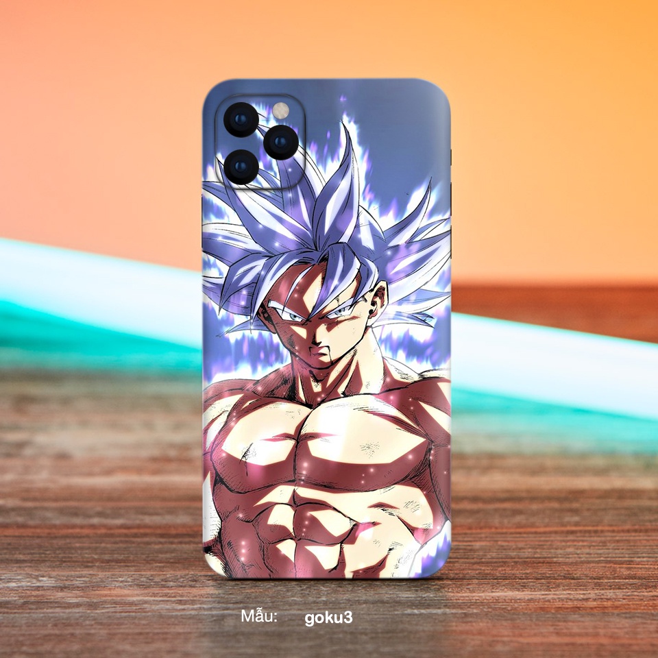 Dán Skin điện thoại hình Super Goku, Cho Iphone 6/ 7/ 8/ X/ XS/ XS Max/ 11/ 11 Pro Max Và Các Dòng Máy Android