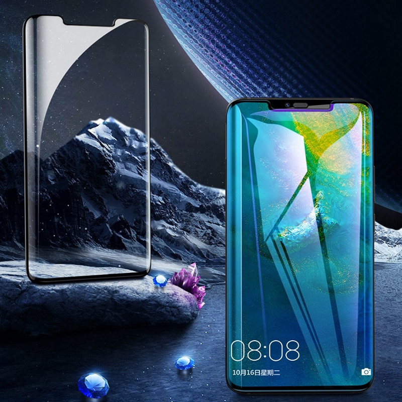 Kính cường lực tráng gương màn hình cong 5D cho Huawei Mate 20 Pro