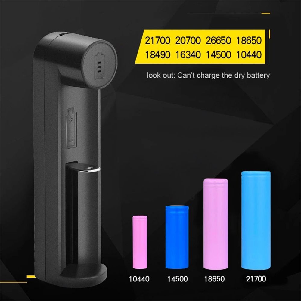 Bộ sạc pin Lithium 18650 21700 26700 26650 18350 thông minh tiện dụng