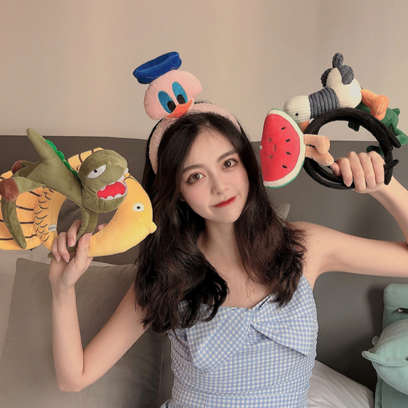 Băng Đô Vải Rửa Mặt Hình Hoạt Hình Đáng Yêu