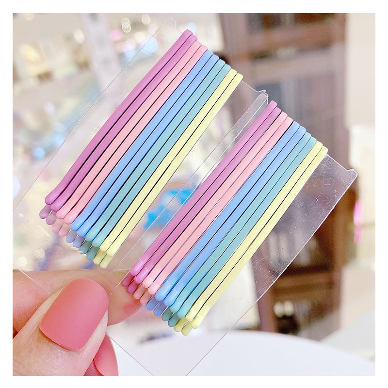 Kẹp tóc màu kẹo xinh xắn dành cho nữ