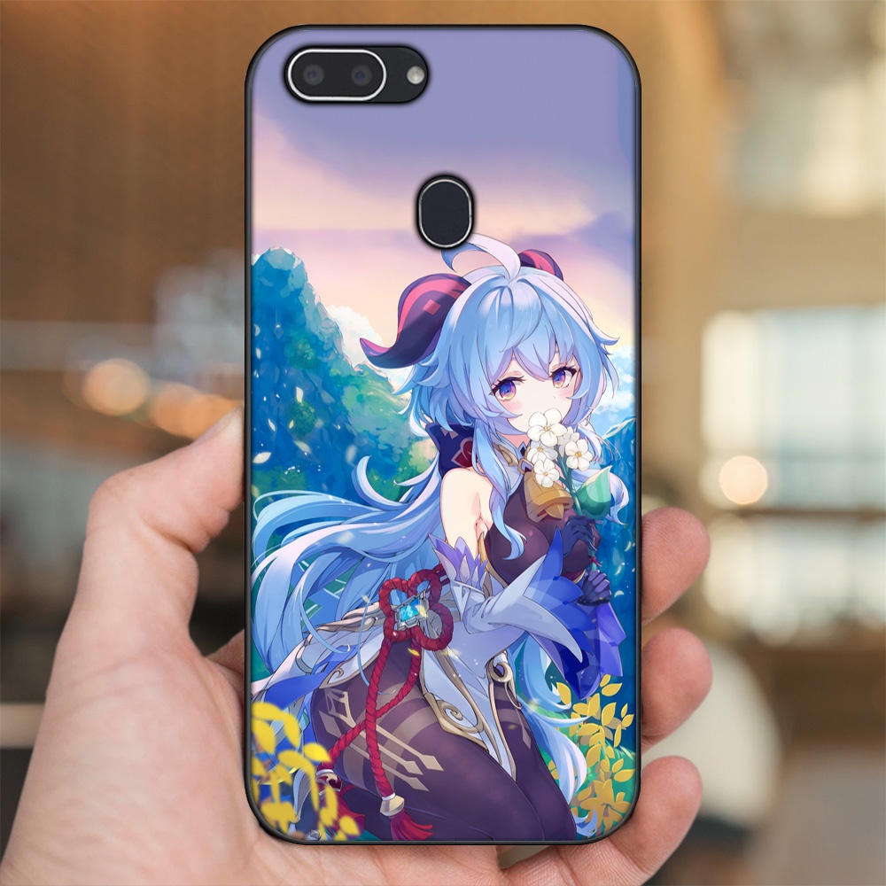 Ốp lưng Realme 2 viền đen in hình Ganyu Genshin Impact