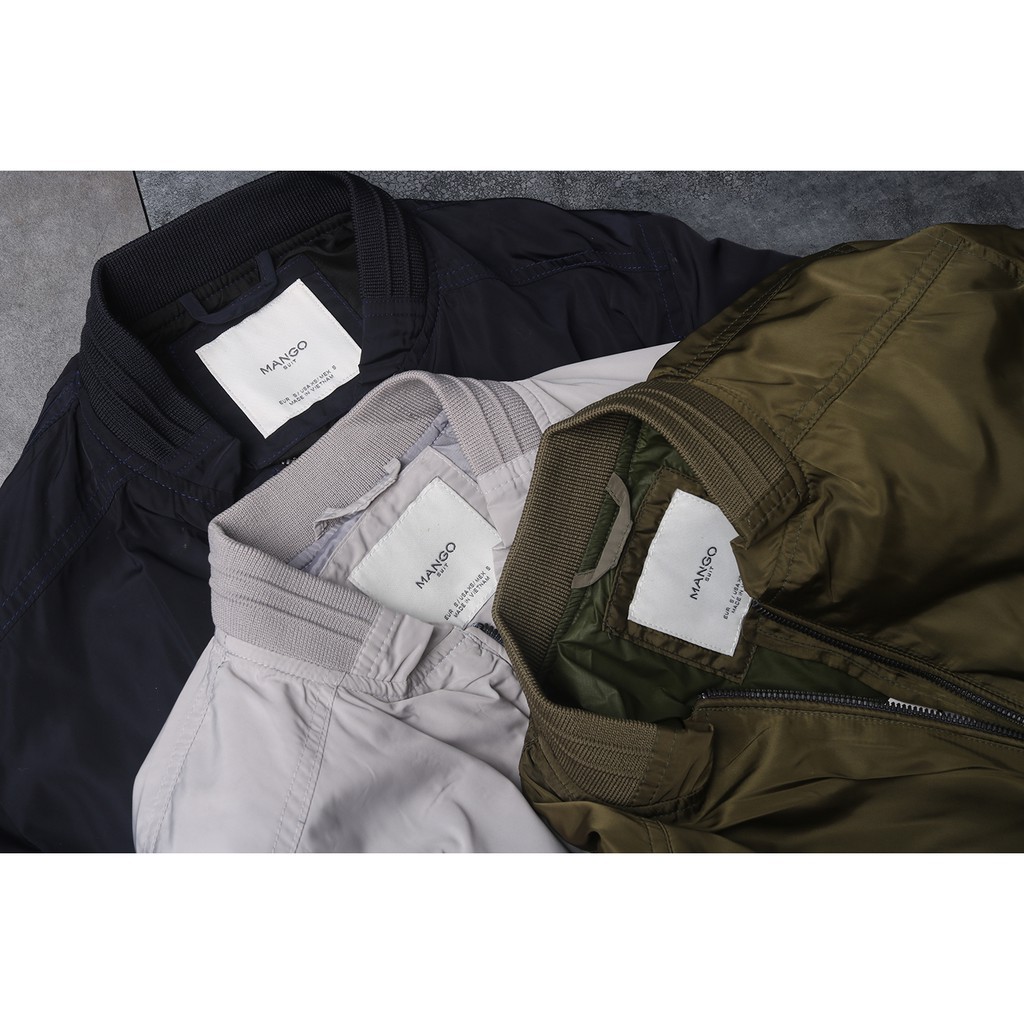 Áo khoác Bomber nam MG man hàng việt nam xuất khẩu chuẩn từ đường kim mũi chỉ | BigBuy360 - bigbuy360.vn