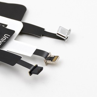 Miếng Dán Hỗ Trợ Sạc ko dây Chuẩn Qi Đầu Android/Type-C/ip