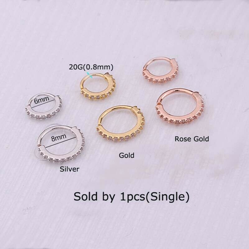 Khuyên xỏ tai/mũi dạng tròn độc đáo cá tính