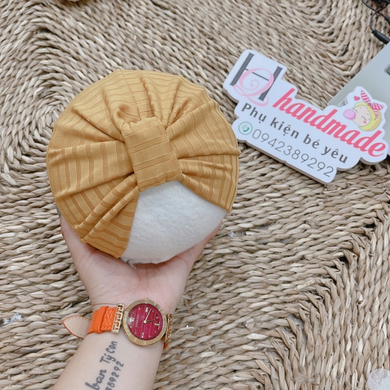 Mũ vải thun lạnh cho bé - mũ turban cute