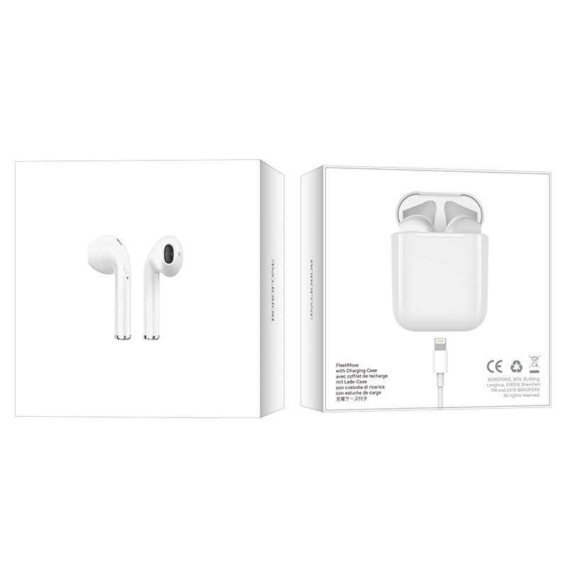 Tai nghe bluetooth 4.2 TWS âm thanh nổi dùng cho điện thoại máy tính bảng ... Earphone Borofone BE21