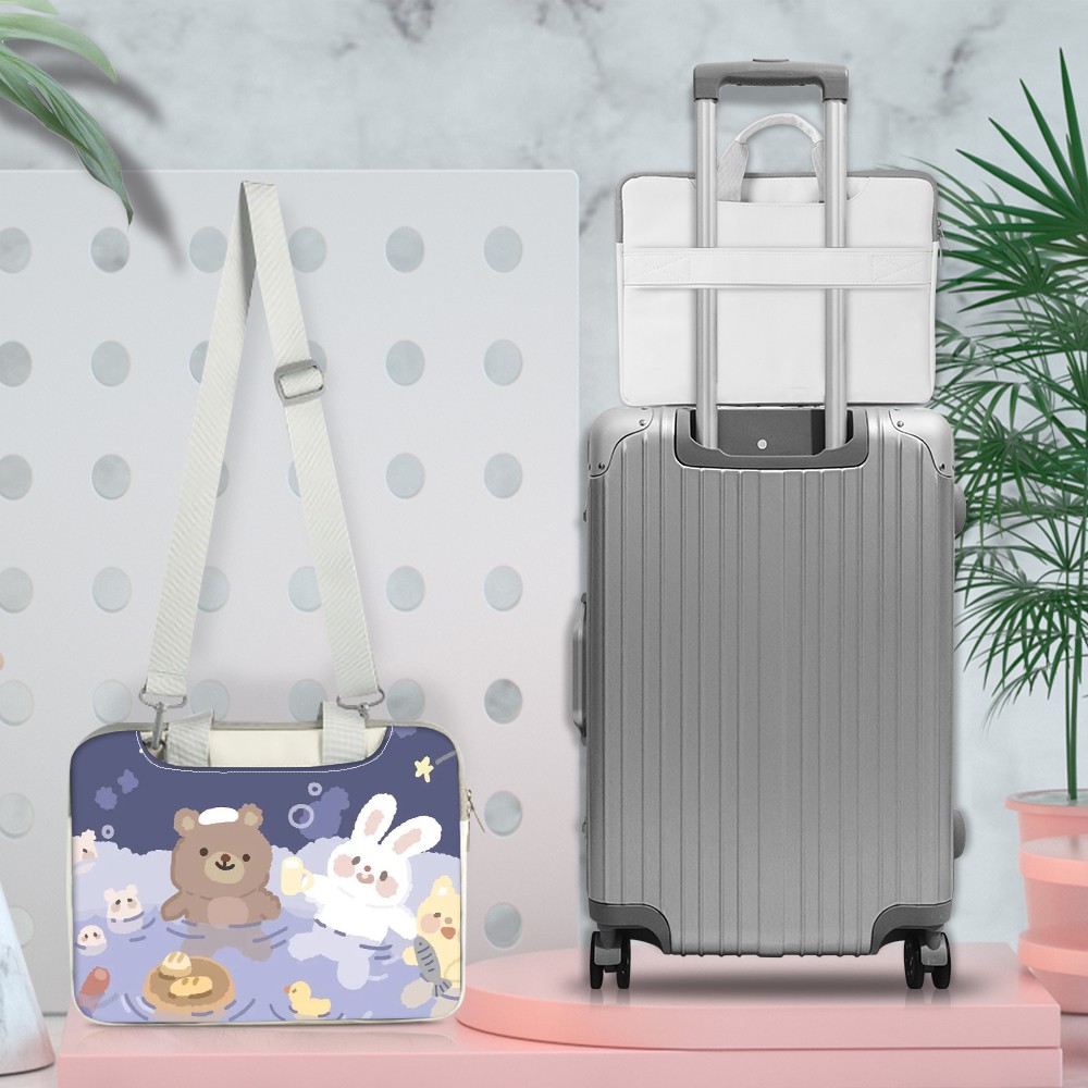 Túi đựng laptop chống thấm nước chống va đập đơn giản và thời trang cho Lenovo 15.6 inch Acer HP macbook ASUS