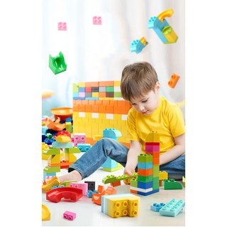 1,5 kg Gạch LEGO ( khoang 360 chi tiết ) nhựa ABS -> TO - ĐẸP - CHẮC CHẮN - AN TOÀN
