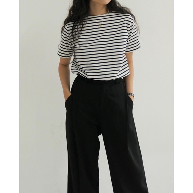 DE PLAGE - ÁO FRENCH STRIPED TAY NGẮN