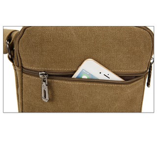 Túi ipad vải bố đeo chéo