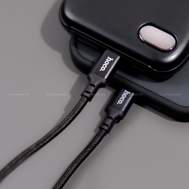 Cáp Sạc Nhanh Hoco X14 Pd 20w Type C To Dây Nylon Dài 1m/2m Cho Ip13 Pro Max 12 Pro Max Njoyshop