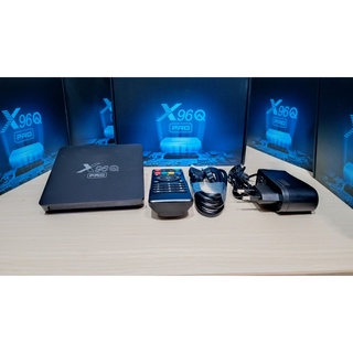 android tv box X96Q Pro  Android 10, Ram 2GB, Bộ nhớ trong 16GB và đầu Hùng Việt  TS - 123 Chính Hãng ( Xem Miễn Phí )