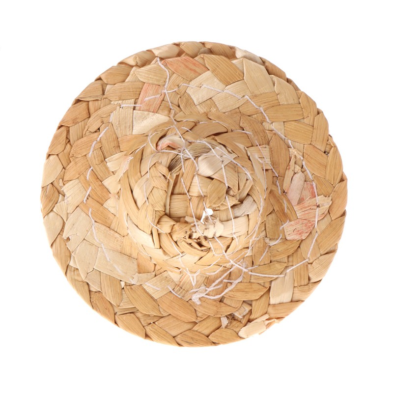 Mũ rơm làm bằng tay có thể điều chỉnh dành cho chim vẹt