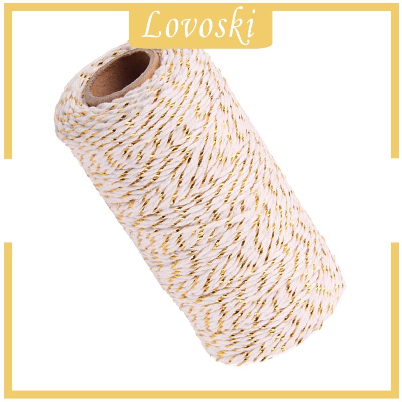 Cuộn Dây Thừng Cotton Màu Tím Nhạt 328 Feet (100m)