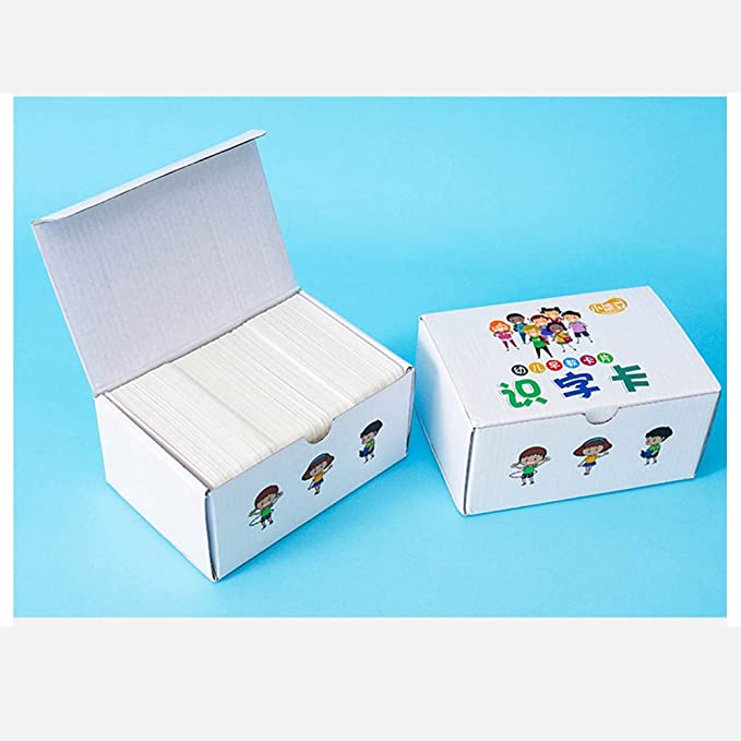 Set 250 Thẻ Bài Học Tiếng Trung Nhiều Màu Sắc Cho Bé