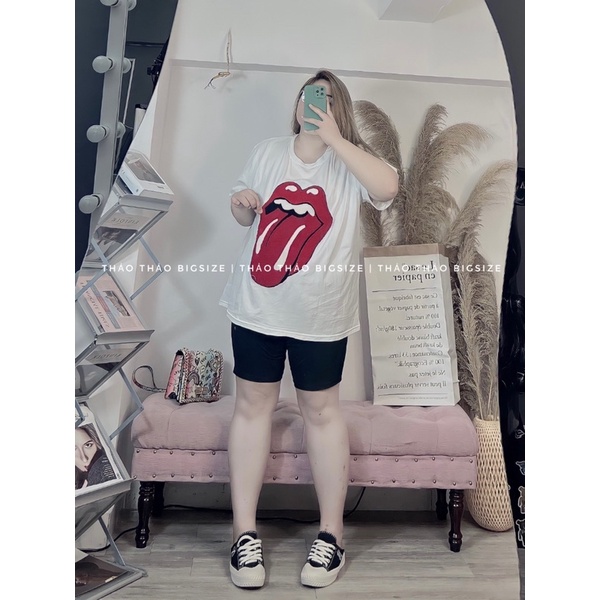 Áo phông - áo thun xù thêu bông - MÚP BIGSIZE 60-100KG