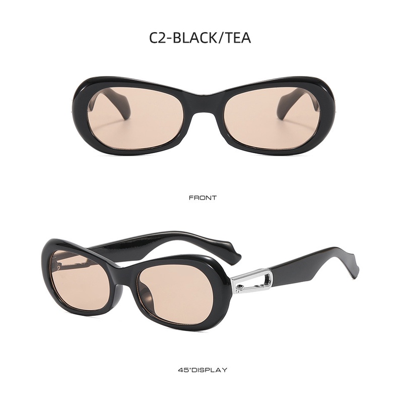 Kính Mát Gọng oval Thời Trang hip hop Cá Tính 2022
