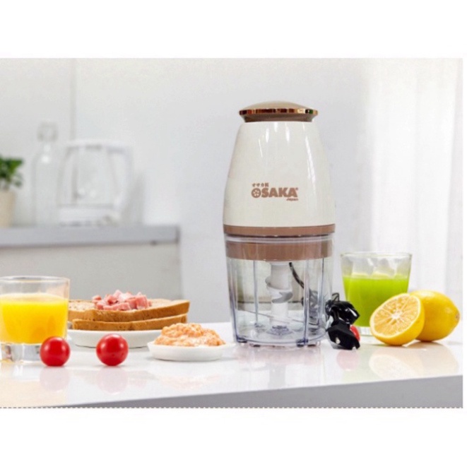Máy Xay Đa Năng O.S.A.K.A Nắp Đồng, Xay Thịt Các Loại Thực Phẩm, Nhỏ Gọn, Mạnh Mẽ, Tiện Dụng tayhai627