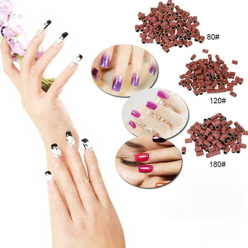 [Hàng mới về] Set 50 vòng chà nhám mài móng tay chuyên dụng tiện lợi