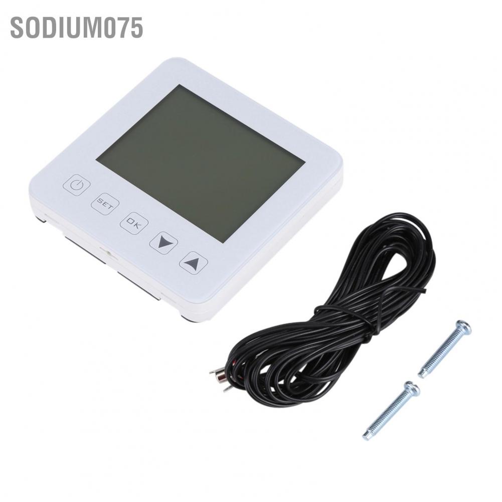 Sodium075 16A Programmable LCD Screen Electric Heating Thermostat Room Temperature Controller
