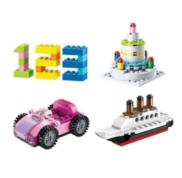 BỘ XÊP HÌNH LEGO 460 CHI TIẾT CHO BÉ